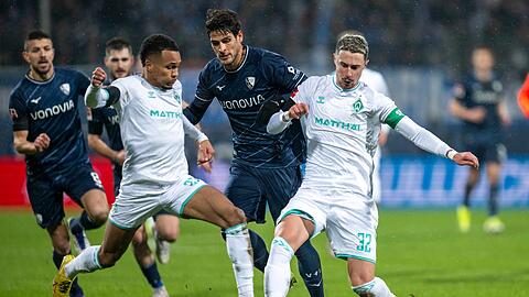 Der Vfl Bochum und der SV Werder Bremen trennten sich nach einem späten Bremer Ausgleichstreffer 1:1.