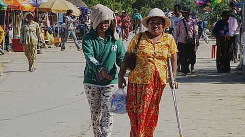 Hunderttausende Bewohner der Grenzregion wurden in die Flucht getrieben.