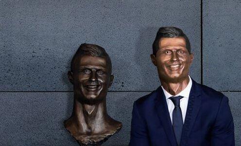 "Ronaldos Büste sieht für mich OK aus. "