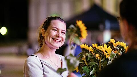 Vom Feiern ist Jamila Schäfer am nächsten Tag noch müde. Doch sie hat es sich verdient: Als einzige Grüne holte sie in München das Direktmandat.