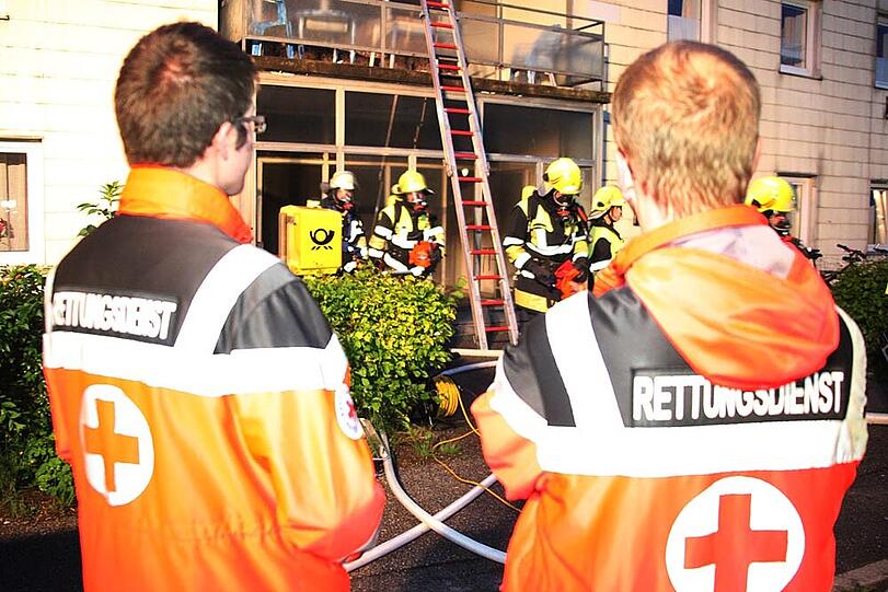 Die Bilder vom Feuerwehreinsatz in Waldkraiburg.