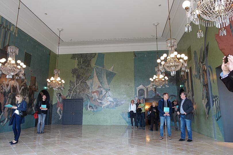 Das Foyer im Rang.
