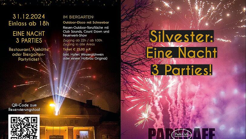 Im Park Café wäre an Silvester so einiges geboten gewesen.
