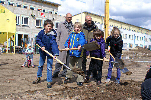 Im Stadtteil St. Leonhard wird viel gebaut. Für die Kinder soll auch eine neue Schule entstehen.