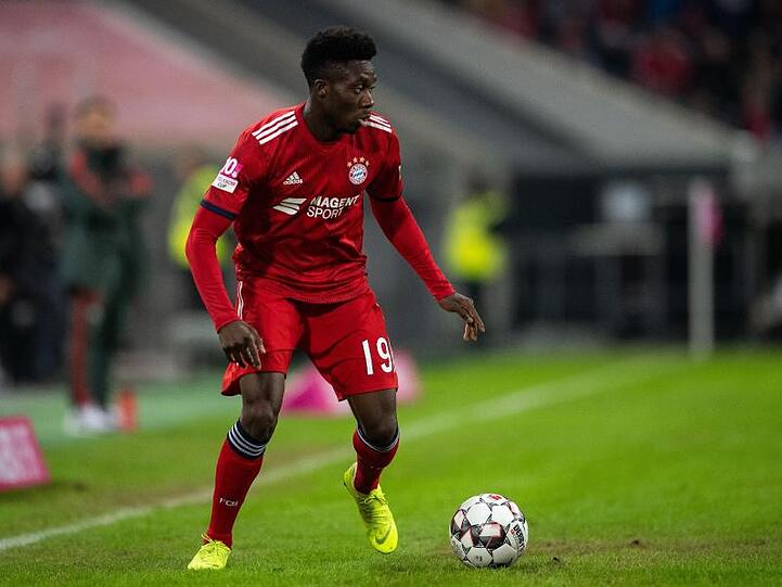 Münchens Alphonso Davies. Foto: Marius Becker/Archivbild