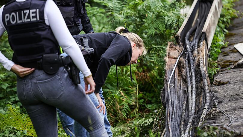 Brand im Kabelkanal: Polizei sieht Sabotage.
