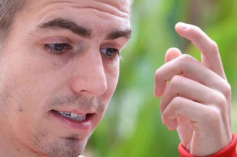 Der FC Bayern München bei der Klub-WM in Marokko: Bilder aus dem Mannschaftshotel "Tikida Golf Palace" in Agadir. Hier: Kapitän Philipp Lahm.