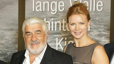 Mario Adorf und Veronica Ferres bei einem gemeinsamen Fototermin im Jahr 2010 in Wien.