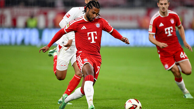 Heiß auf das Duell mit Ex-Klub Arsenal: Bayerns Serge Gnabry. Heiß auf das Duell mit Ex-Klub Arsenal: Bayerns Serge Gnabry.