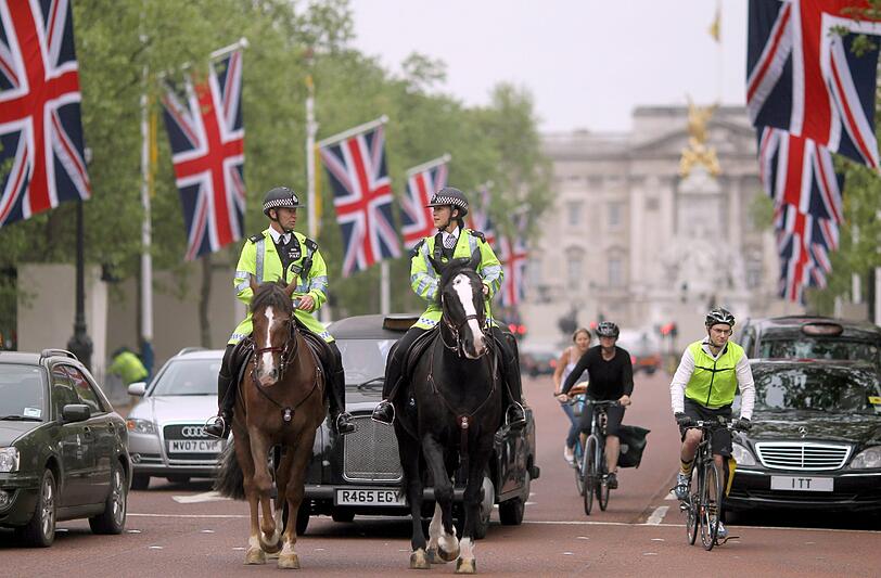 Die Vorbereitungen zur Hochzeit des Jahres in London.