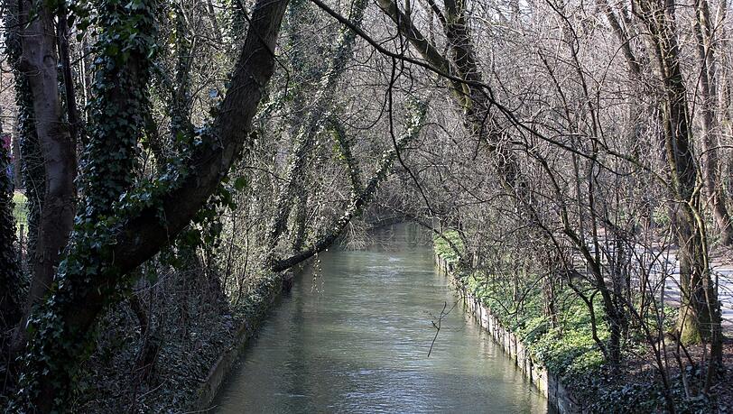 Was für eine Idylle an der Pestalozzistraße mit (bald wieder) viel Grün und dem Westermühlbach. Was für eine Idylle an der Pestalozzistraße mit (bald wieder) viel Grün und dem Westermühlbach.