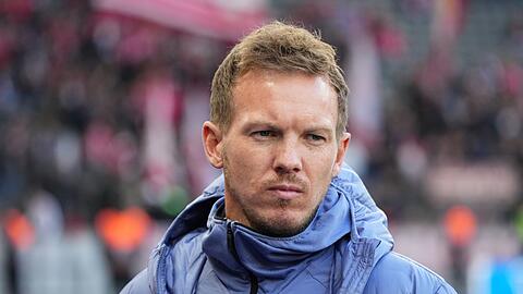 Trainer Julian Nagelsmann vor dem Spiel.