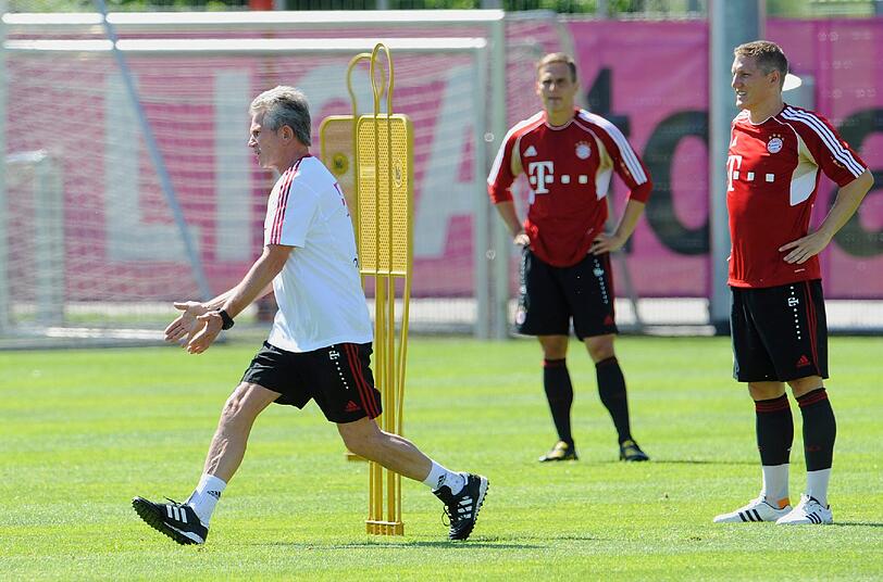 Heynckes und seine Bayern-Profis live bei einem Showtraining gibt es am Samstag in der Allianz Arena zu sehen.