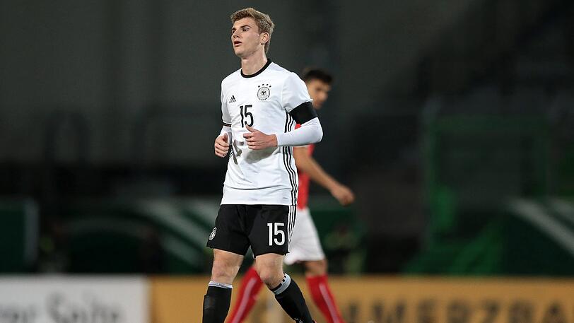 Bester deutscher Stürmer mit 14 Toren: Timo Werner.