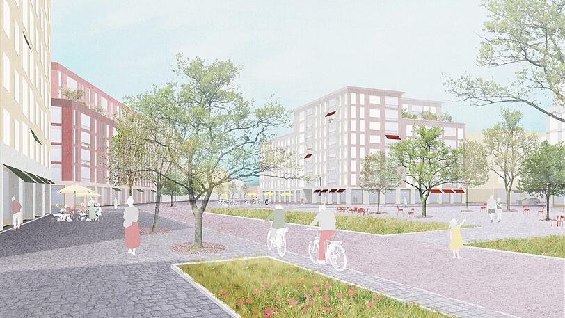 So soll es in den Straßen von Freiham Nord westlich der Aubinger Allee mal aussehen.