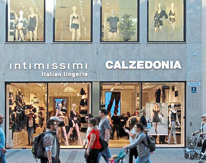 Intimissimi-Calzedonia hat auch ein neues Geschäft.