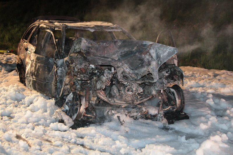 Die Bilder vom Auffahrunfall zwischen Gangkofen und Frontenhausen.