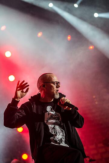 Die Fantastischen Vier bei ihrem Konzert in der Olympiahalle