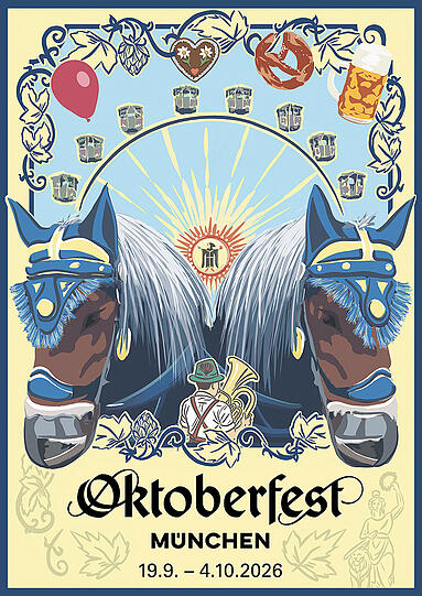 Im Gegensatz zu Dackeln geh&ouml;ren Pferde definitiv zur Wiesn.