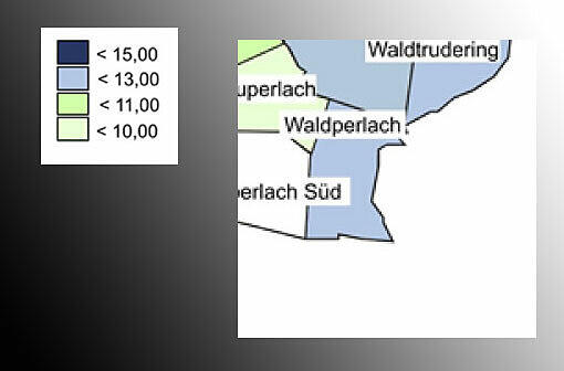 Waldperlach: 11,6 Euro/qm