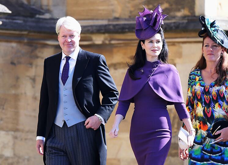 Charles Spencer (Bruder von Lady Diana) und Karen Spencer