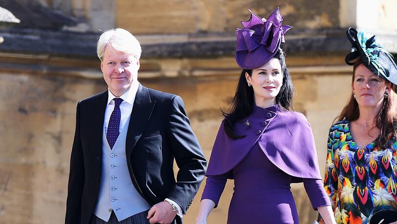 Charles Spencer, der Bruder von Lady Diana, und seine aktuelle Ehefrau Karen.