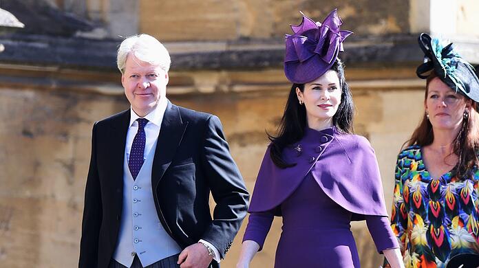 Charles Spencer, der Bruder von Lady Diana, und seine aktuelle Ehefrau Karen.