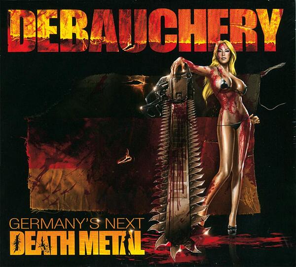 Die skandalumwitterte Band Debauchery mit ihrem Werk "Germanys next Death Metal".