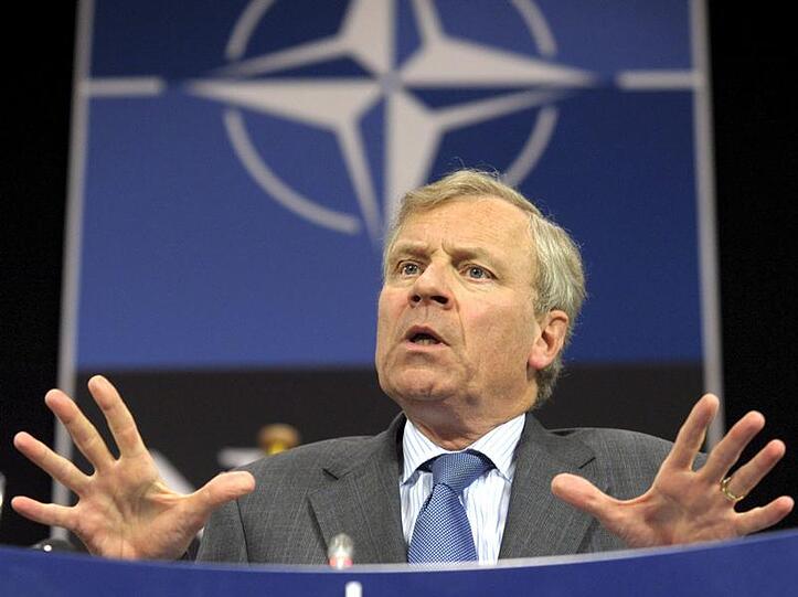 NATO-Generalsekretär Jaap de Hoop Scheffer.