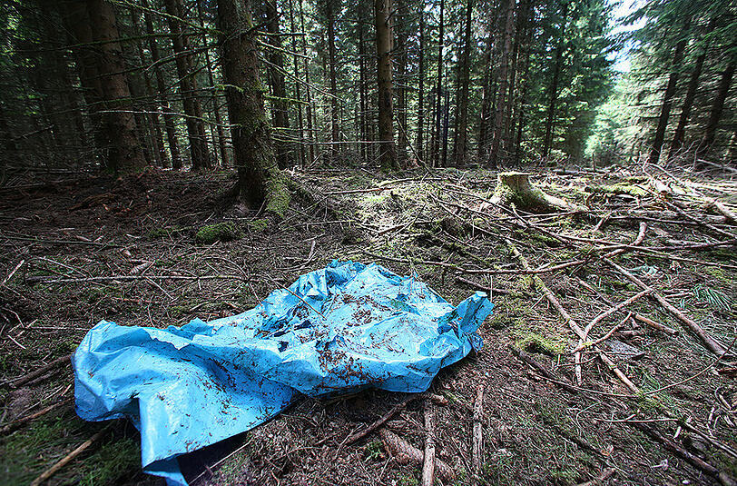 Hier wurden Skelettteile von Peggy gefunden. Die Ermittler tappen weiter im Dunkeln.