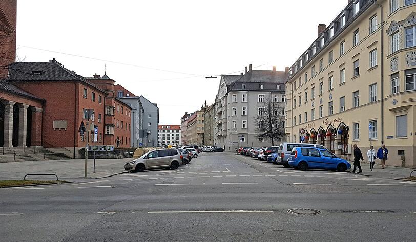 So sieht die Versailler Straße zur Zeit aus.