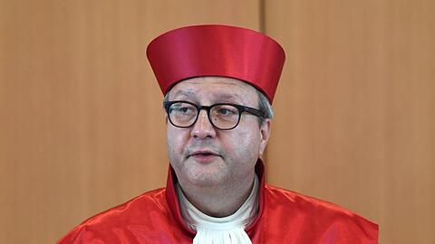 Andreas Voßkuhle, Präsident des Bundesverfassungsgerichts, verkündet das Urteil. Foto: Uli Deck/Archivbild