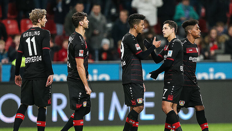 So wollen die Spieler von Bayer Leverkusen auch am Dienstag im Champions-League-Gruppenspiel bei ZSKA Moskau jubeln. So wollen die Spieler von Bayer Leverkusen auch am Dienstag im Champions-League-Gruppenspiel bei ZSKA Moskau jubeln.