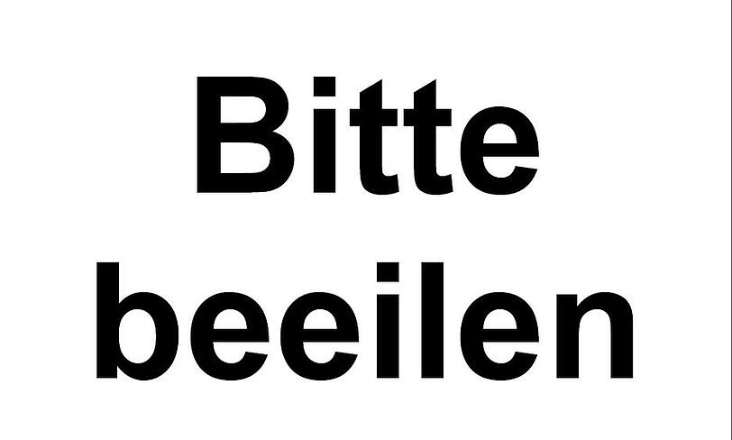 "Bitte beeilen Sie sich" heißt das Motto der Anti-Eile-Aktion.