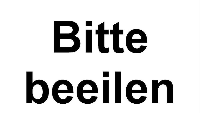 "Bitte beeilen Sie sich" heißt das Motto der Anti-Eile-Aktion. "Bitte beeilen Sie sich" heißt das Motto der Anti-Eile-Aktion.
