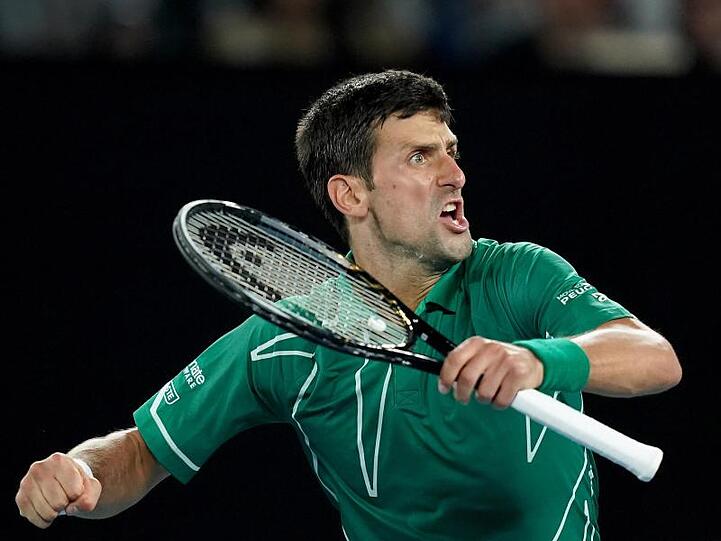 Novak Djokovic ballt nach seinem Sieg die Faust.
