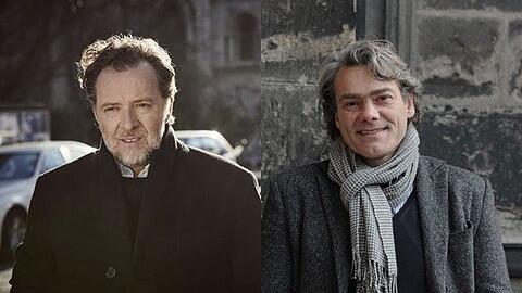 Für das Konzert mit Christian Gerhaher (links) und Gerold Huber ist als Ausweichspielstätte die Aula des Hans-Carossa-Gymnasiums vorgesehen.