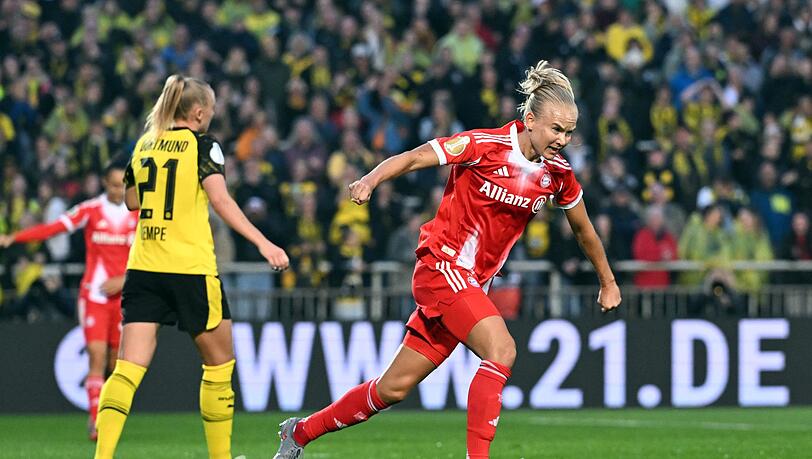 Doppel-Torschützin gegen den BVB: Bayern-Spielerin Pernille Harder
