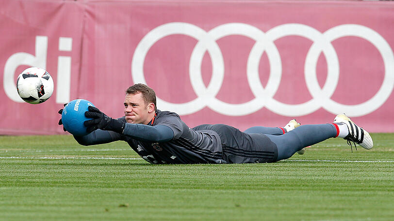 Schuften fürs sehnlichst erwartete Comeback: Bayern-Keeper Manuel Neuer.