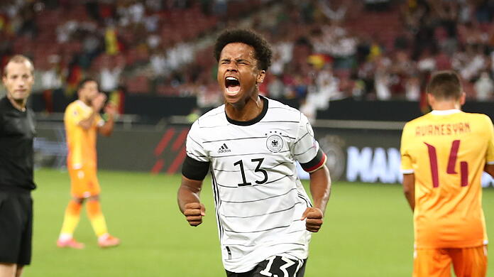 Tor beim DFB-Debüt: Stürmer Karim Adeyemi.