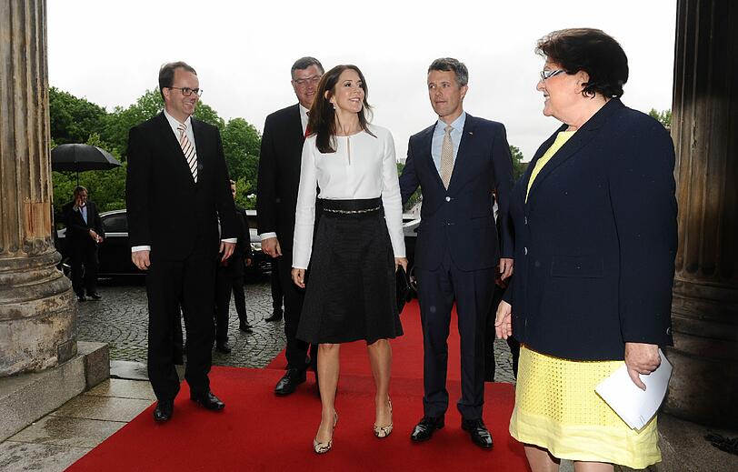 Das dänische Kronprinzenpaar Frederik und Mary besucht München