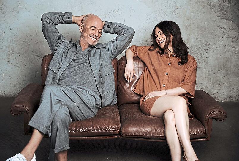 Vertrauen sich blind: Heiner und Viktoria Lauterbach. Die Schauspieler Heiner und Viktoria Lauterbach sind seit 2001 verheiratet.