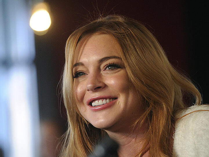 Schalk im Nacken? Lindsay Lohan beim Sundance Festival 2014