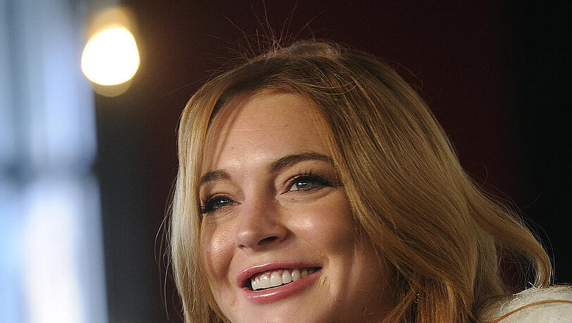 Schalk im Nacken? Lindsay Lohan beim Sundance Festival 2014 Schalk im Nacken? Lindsay Lohan beim Sundance Festival 2014