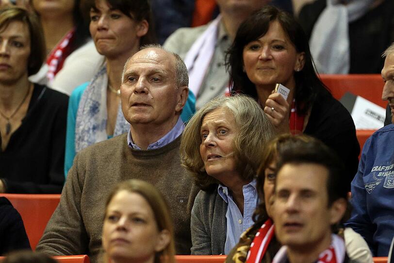 Am Freitagabend war Uli Hoeneß im Audi Dome bei den Basketballern des FC Bayern