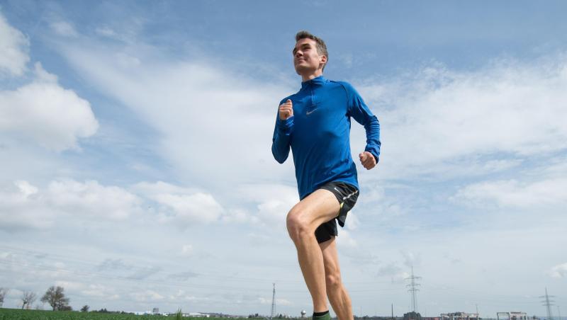 Marathon-Ass Arne Gabius beim Training. Marathon-Ass Arne Gabius beim Training.