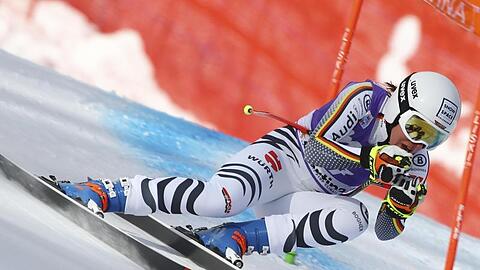 Kira Weidle wurde in Cortina D'Ampezzo Abfahrts-Vierte.