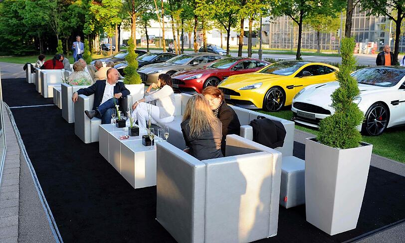 Bilder von der Aston-Martin-Jubiläumsfeier am Frankfurter Ring