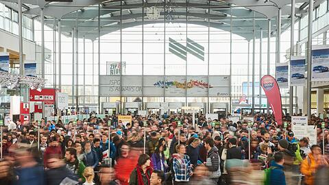 Die Ispo findet wie jedes Jahr in Riem statt.