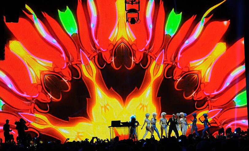 Die MTV Europe Music Awards 2012 - sehen Sie hier die besten Bilder der Mega-Show aus Frankfurt.